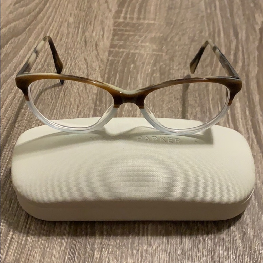 Warby Parker Leighty Glasses with Case